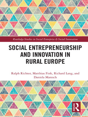 cover image of Social Entrepreneurship and Innovation in Rural Europe